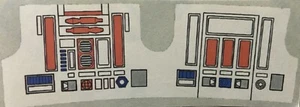 Vintage Star Wars - Replacement Sticker for R5-D4 (R5D4) - Picture 1 of 1