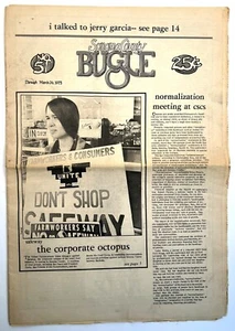 SONOMA COUNTY BUGLE #51 ALTERNATIVE NEWSPAPER WOUNDED KNEE * JERRY GARCIA * UFW - Picture 1 of 6