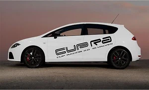 CUPRA CUP RACING X 2 - STICKER DECAL - LARGE - Picture 1 of 2