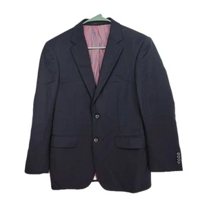 Renoir Men's Blazer, Size S36/30, black w/ burgundy lining, model aasmundstar - Picture 1 of 8