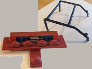 Vintage 1986 Hasbro GI Joe Dreadnok Thunder Machine Nebelscheinwerferleiste & Überrollkäfig Set - Bild 1 von 13