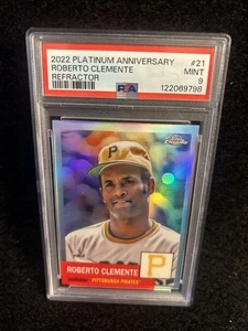 PSA 9 2022 PLATINUM ANNIVERSARY REFRACTOR ROBERTO CLEMENTE - Picture 1 of 1