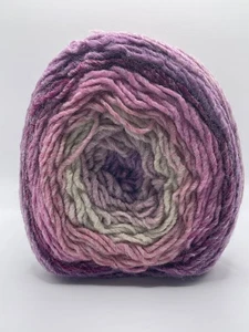 Pink Purple Beige Galaxy Cake Yarn 78533 Ice Yarns Self-Striping Yarn 150g 524yd - Picture 1 of 8