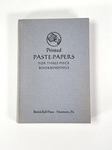 BIRD, BULL PRESS / Printed Paste-Papers for Three-Piece Bookbindings 1st ed 1990 - Picture 1 of 3