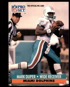 1991 Pro Set Mark Duper Miami Dolphins #209 - Picture 1 of 2