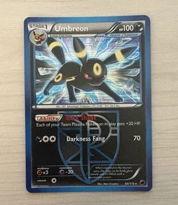 Pokemon TCG Umbreon Plasma Freeze 64/116 Holo Rare - Picture 1 of 9