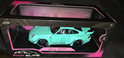 JADA 2025 1/18 ЛИТОЙ РОЗОВЫЙ СКОЛЬЖЕНИЯ ЗЕЛЕНЫЙ PPORSCHE 911 RWB-KEI KISHI НОВЫЙ! РЕДКАЯ! - Изображение 1 из 4
