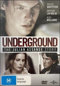 UNDERGROUND - The Julian Assange True Story Film (Rachel GRIFFITHS) DVD - Picture 1 of 1
