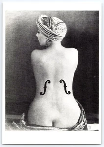 Man Ray Le Violon d'Ingres Parigi 1924 cartolina artistica vintage nudo - Foto 1 di 2
