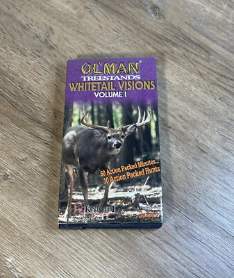OL'man Treestands Whitetail Visions Volume 1 VHS  Excellent Condition Knight - Image 1 of 4