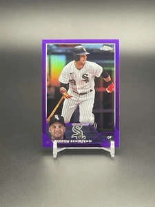 2023 Topps Chrome #180 Andrew Benintendi Purple Refractor /250 - Picture 1 of 2