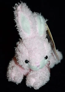 Best Made Toys Easter Bunny Rabbit 8" Pink Plush Soft Toy Stuffed Animal Laying - Picture 1 of 7