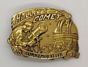 Hebilla de cinturón conmemorativa Halley's Comet de colección - Imagen 1 de 3