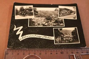 gran mapa antiguo - Castillo negro Turingia - ¿años 70? - Imagen 1 de 2