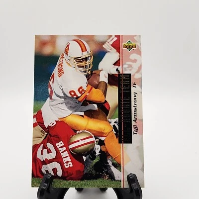 1993 Upper Deck Football Tyji Armstrong #37  All-Rookie Team - Image 1 of 2