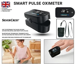 Silvercrest Personal Care Smart Pulse Oximeter, ***BRAND NEW*** UK Stock - Picture 1 of 9