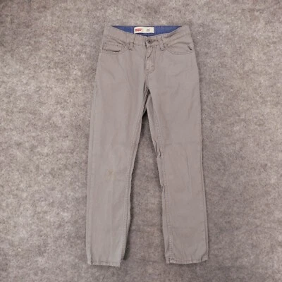 Levi's 511 Jeans Youth Boys 12 Reg 26x26 Slim Straight Gray Light Wash - Image 1 of 4
