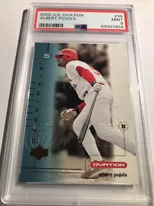 2002 Upper Deck Ovation Albert Pujols #35 - PSA9 - Picture 1 of 2