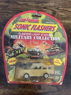 1989 Majorette Sonic Flashers Military Collection Die Cast Metal - Image 1 of 4