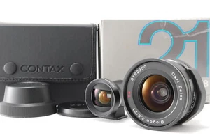 ⭐️Unused in Box⭐️ Contax Carl Zeiss T* G Biogon 21mm f/2.8 Black Lens From JAPAN - Picture 1 of 10