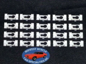 NOSR Cadillac Olds Pontiac Vinyl Top Belt Molding Moulding Trim Clips 20pcs PA - Picture 1 of 7