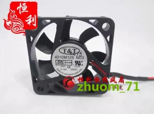 1PC T&T 4010M12S ND3 DC12V 0.16A 4cm 2-Pin cooling fan - Picture 1 of 2