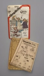 Cinderella Clothing 1982 Dress Patterns Simplicity #5730 Child Size 4 Uncut - Picture 1 of 9