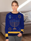 Menorah Full Print Sweatshirt -SmartPrintsInk Designs