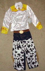 Disney Toy Story Jessie Cowgirl Costume Girls Shirt Pants Size 7-8 New - Picture 1 of 4