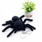 Black Spider Brooch Toys Realistic Spider Plush Toys Spider Keychain