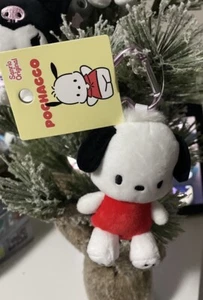 Sanrio Pochacco Mini Mascot Keychain Plush Doll Clip Heart Ring Good Quality - Picture 1 of 2