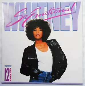WHITNEY HOUSTON - SO EMOTIONAL 12" VINYL 1987 ARISTA RIST43 *EX/VG* - Imagen 1 de 4