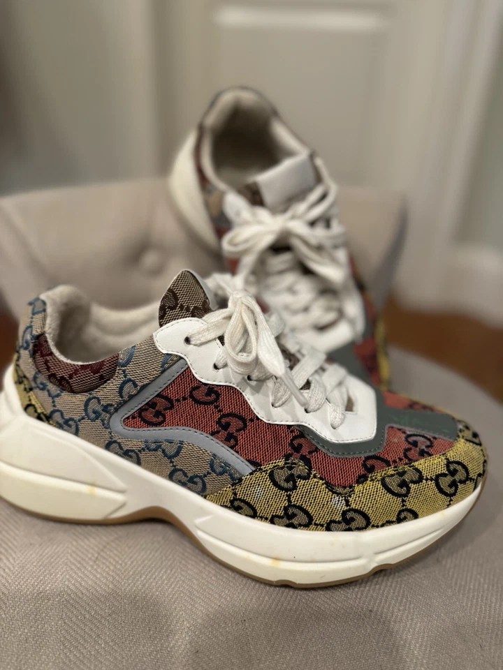Zapatillas Gucci Rhyton GG Monograma Multicolor Talla 38 Foto 1 de 4