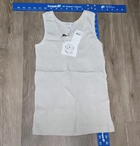 INC International Concepts Womens Petite P Beige Scoop Neck Tank Top NWT Shirt - Picture 1 of 4
