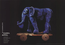 Karel Appel Die Zauberflöte (Magic Flute), Éléphant 27.5 x 39.25 Poster 1995 Exp