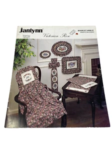 Janlynn Victorian Rose Cross Stitch Pattern Booklet #958-01 Craft - Picture 1 of 3