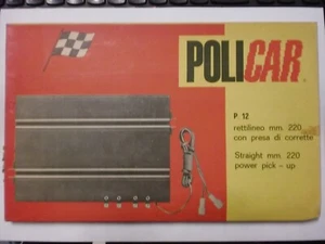 POLISTIL POLICAR 1/32 - RETTILINEO mm 220 con presa corrente - P. 12 - Picture 1 of 1