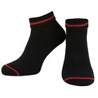 10 Pair Black & White breathable Men's Work cotton Rich thick quarter socks 6-11