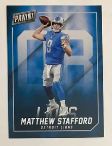 Panini NFL 2018 MJH fútbol americano exclusivo Matthew Stafford Detroit Lions #16! - Imagen 1 de 2