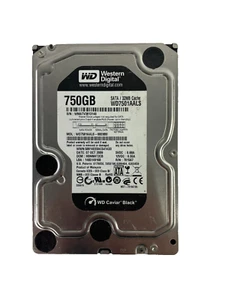 Western Digital Model WD7501AALS - 00E8B0 750GB Internal Hard Drive Cache 32MB - Afbeelding 1 van 3