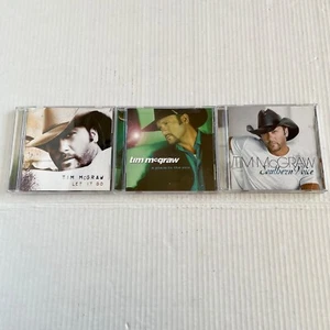 Tim McGraw CD Lot of 3 Titles Let it Go, Southern Voice, Place in The Sun Good - Picture 1 of 12