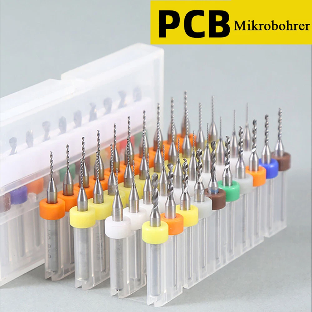 10 Stück HSS Spiralbohrer 0,4 Mm – Micro-Bohrer Aus Hochgeschwindigkeitsstahl Für Metall, Holz, Kunststoff