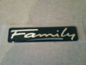 Familie NEU Abzeichen Aufkleber Emblem - Bild 1 von 2