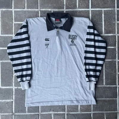 Vintage Canterbury of New Zealand Rugby Shirt Mens Large Long Sleeve 90s Jersey - Image 1 of 4