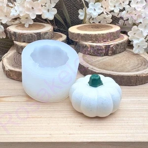 3D Pumpkin handmade silicone mold for crafts - Picture 1 of 9