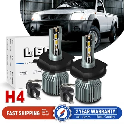 For Nissan NP300 Pickup 2009-2017 LED Headlight High Low Light Bulbs 6500K White - Image 1 of 4