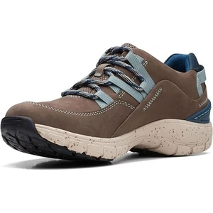 Zapatos combinados Clarks Wave Range AP color topo para mujer nuevos con etiquetas, marrón - talla 9,5 - Imagen 1 de 4
