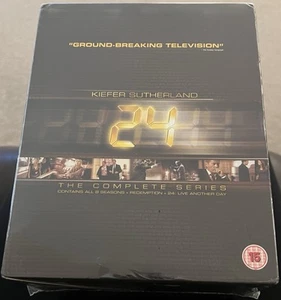 24 DVD BOX SET COMPLETE SERIES 1 TO 8 AND REDEMPTION KIEFER SUTHERLAND OOP RARE - Picture 1 of 6