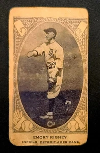 1922 American Caramel (Series 240) -EMORY E. RIGNEY (Detroit Americans Tigers) - Bild 1 von 2