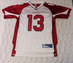 Vintage Kurt Warner #13 Arizona Cardinals NFL Reebok Jersey Youth L (14-16) - Picture 1 of 9